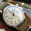 SEAKOSS Men Chronograph Watches 1963 Acrylic / Sapphire Glass Dial ST19 Hand Wind Movement Pilot Mens Mechanical Wrist Watch ► Photo 2/6