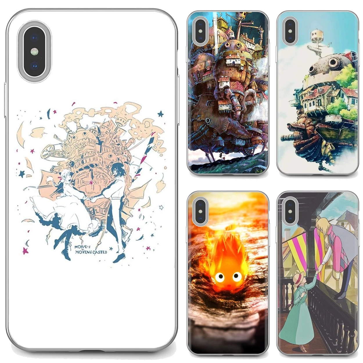 For Huawei P8 P9 P10 P20 P30 P Smart 2019 Honor Mate 9 10 20 8X 7A 7C Pro Lite Howls Moving Castle Studio Ghibli Silicone Cover | Мобильные