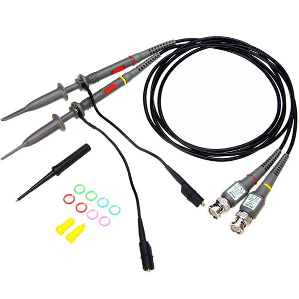 

2PCS P6100 Oscilloscope Tester Scope Clip Probe 100MHz Hand Tool Sets