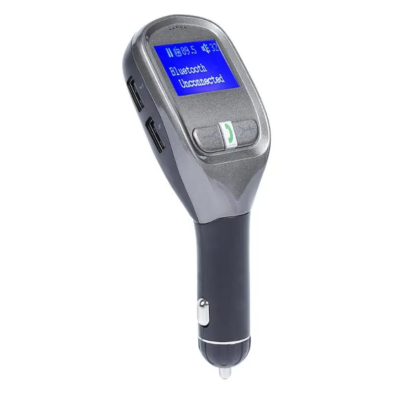 A11 автомобильный комплект громкой связи Bluetooth 4,2 fm-передатчик высокой четкости ЖК-дисплей экран MP3 музыкальный плеер двойной USB зарядное устройство