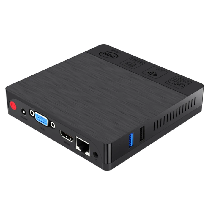 Мини ПК 4G/64GB Win10 BT4.0 теплоотвод пыле 2,4G+ 5,8G двойной WiFi OD889