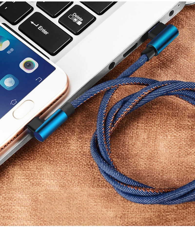 1 м usb type C 90 градусов быстрая зарядка Usb C кабель type C Usb зарядное устройство для передачи данных-c для samsung S8 S9 Note 9 8 для Xiaomi Mi8 Mi6