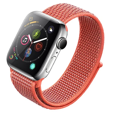 Нейлоновый ремешок для часов для Apple Watch Series 3 2 1 38 мм 42 мм мягкая дышащая Замена Спортивная петля для Iwatch Series 4 5 44 мм 40 мм - Цвет ремешка: color 22