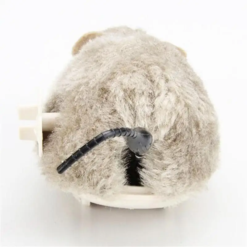 1pcs Pet Toy Clockwork Mouse Cat Toy Plush Rat Mechanical Motion Rats Interactive Cat Toy Pet Cat Accessories
