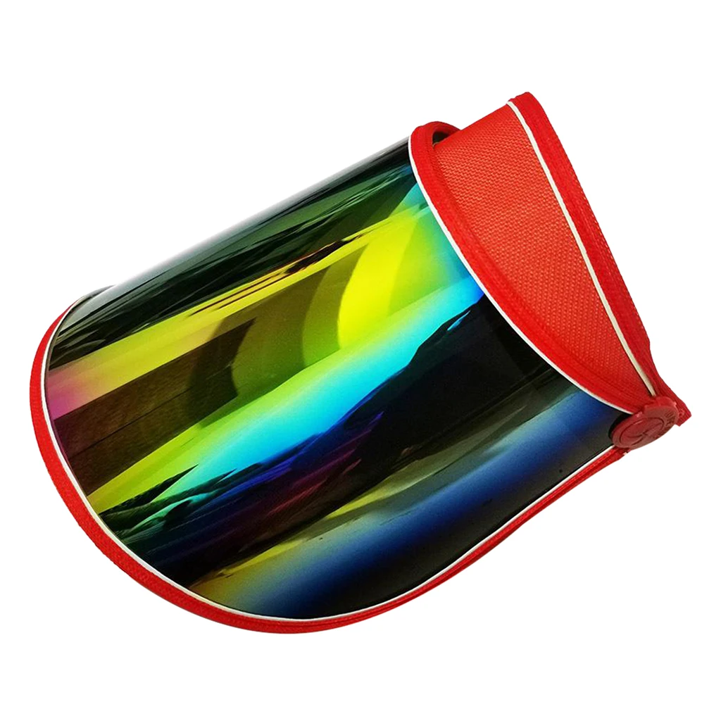Summer Sun Beach Hat Visor Brim Lens Fishing Hiking Golf UV Protection Face Shield Headband For Women Outdoor