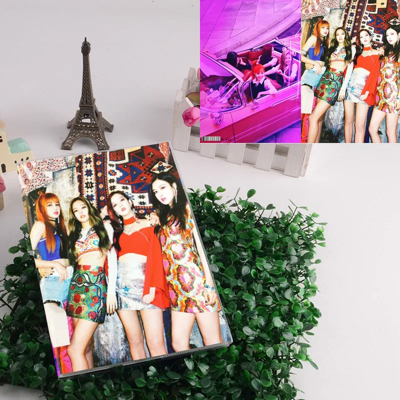 60 страниц BlackPink KILL THIS LOVE Big plastic Sleeve записная книжка JISOO LISA ROSE JENNIE канцелярские принадлежности как ваш последний LJJ874