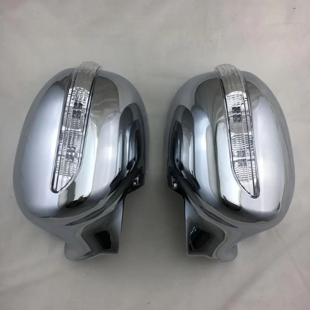 ABS Chrome accessorie door mirror cover with led For Benz MB100 With light Rearview Automobile exterior fitting | Автомобили и