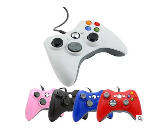 USB проводной геймпад поддержка Win7/8/10 система управления Джойстик для XBOX 360 Slim/Fat/E