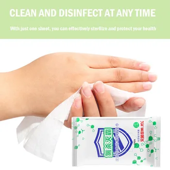 

Antibacterial wet wipe tissue Clean Health Care hand Camping Travel Packs 50PC Sterilization Hand Wipes Portable Hands-free Wet