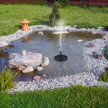 

Watering Solar Power Fountain Pool Floating Water Pump Solar Panel Garden Plants Courtyard Scenery Easy installation