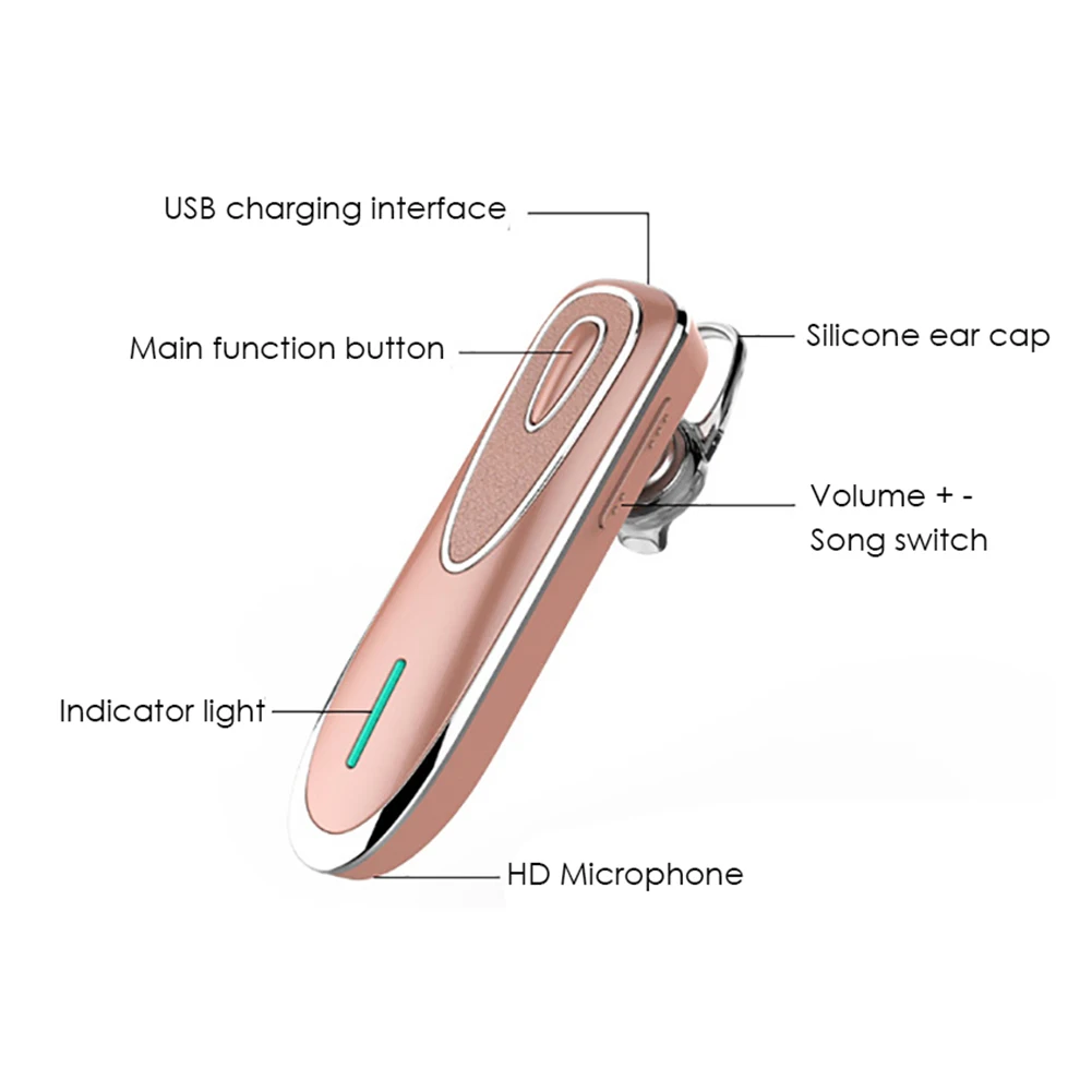 K1 bluetooth-гарнитура, мини беспроводные стерео наушники, Bluetooth 4,1, наушники с микрофоном, Автомобильная гарнитура с громкой связью