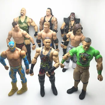 

send by random 16-18cm 1PCS different characters occupation wrestling gladiators wrestler figure movable joint figure toy