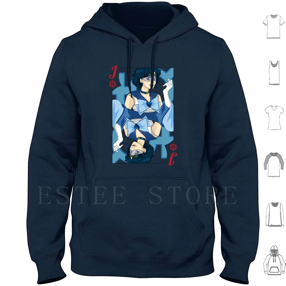 Moon Prism-Sailor Felpa Con Cappuccio Manica Lunga Sailor Sailor Scout Sailor Senshi Manga Anime Ami