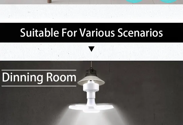 E27 LED Bulb Fan Blade Timing Lamp AC85-265V 28W Foldable Led Light Bulb Lampada For Home Ceiling Light With Remote Controller cheap MeeToo CN(Origin) Cool White(5500-7000K) Fan Blade E27 LED Bulb 2835 living room 1000 - 1999 Lumens Irregular 50000 9 2cm E27 LED Bulb Fan Blade Timing Lamp AC85-265V 28W Foldable Led Light Bulb Lampada For Home Ceiling Light With Remote Controller cheap MeeToo CN(Origin) Cool White(5500-7000K) Fan Blade E27 LED Bulb 2835 living room 1000 - 1999 Lumens Irregular 50000 9 2cm