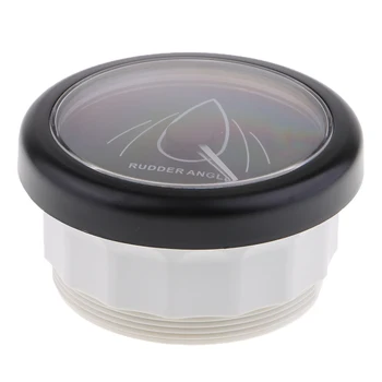 

Marine Waterproof IP67 Rudder Angle Gauge 0-190ohms 12V/24V 52mm Black Bezel