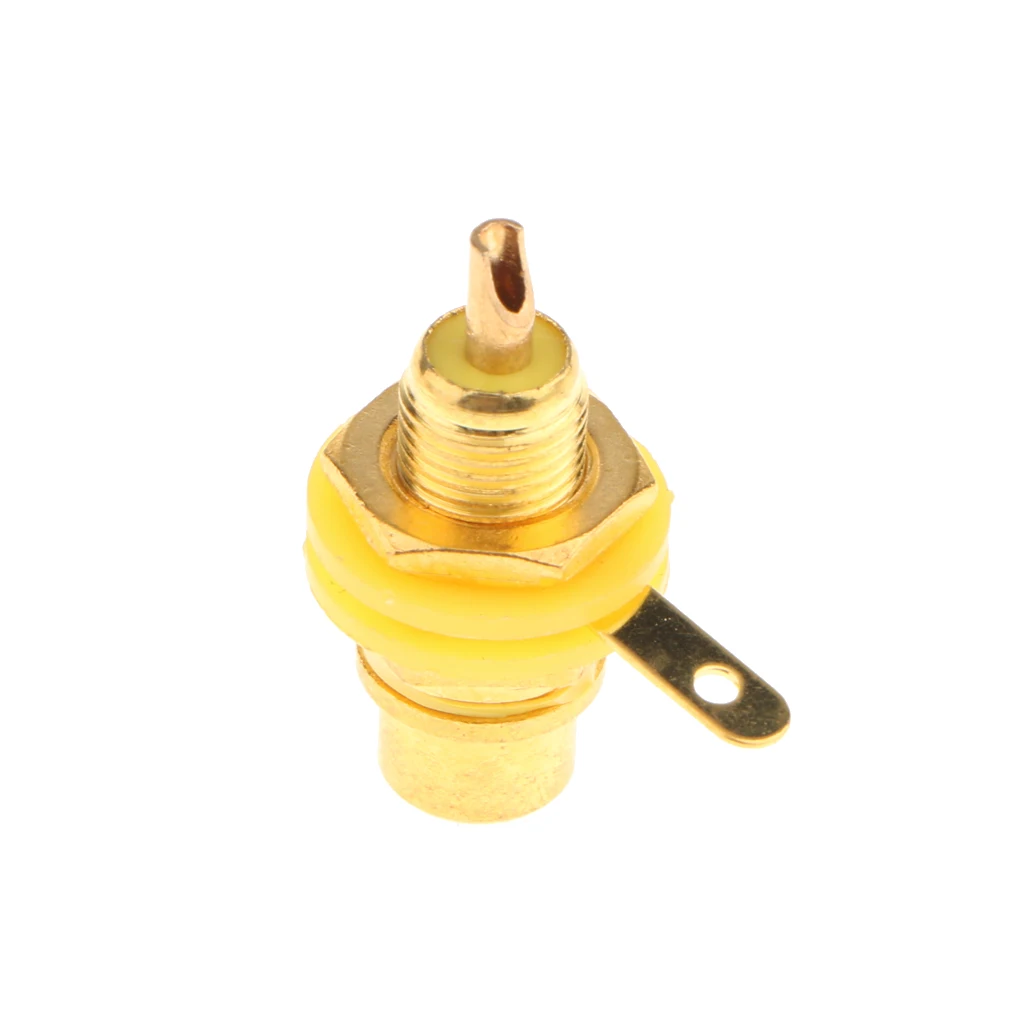 1Piece RCA Jack / Socket Audio Video Female Cable Connector For Computer