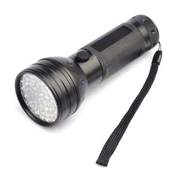 

51 LED UV Torch Light 395nm Multifunction Ultraviolet Flashlight Pet Urine Stain Detector for Scorpions Inspection