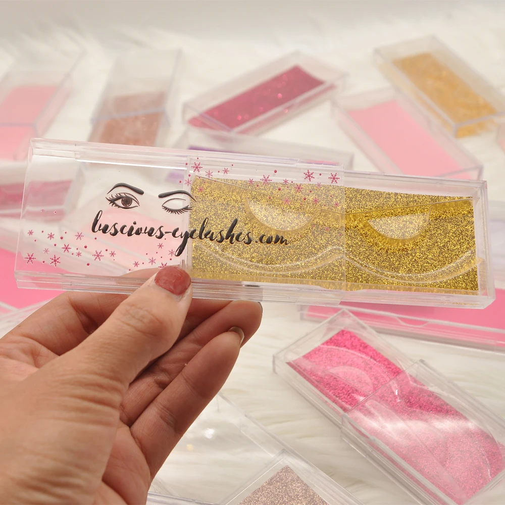 Оптовый 3d чехол для норковых ресниц упаковочная коробка коробки пластиковый