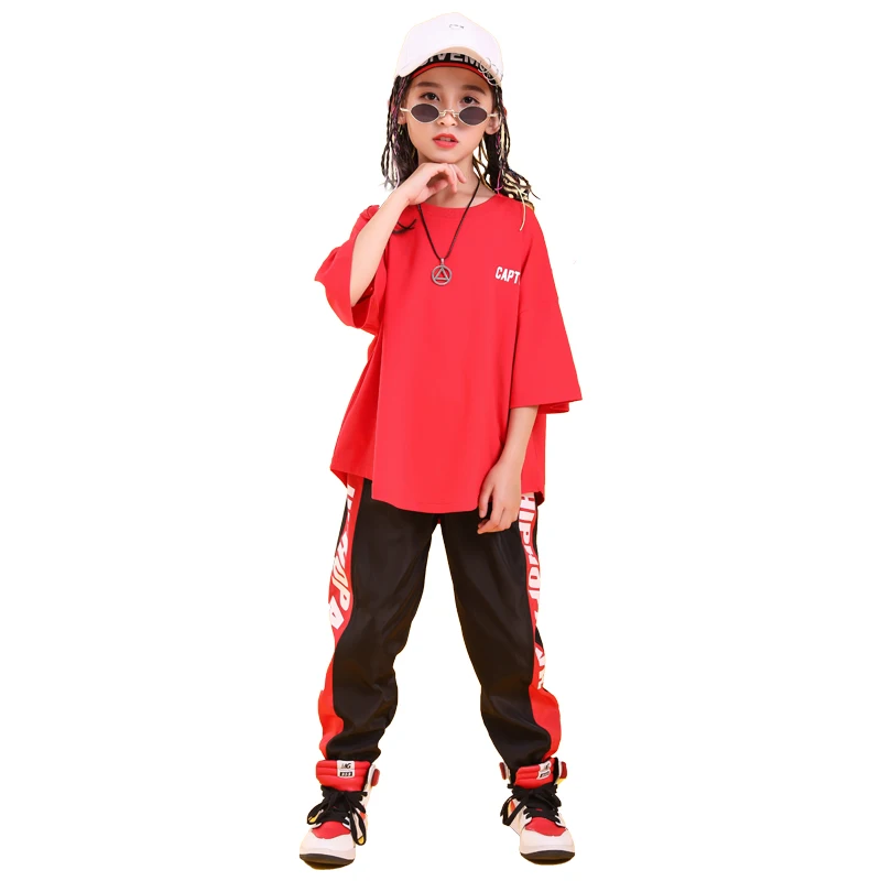 Детская одежда в стиле хип-хоп фиолетовый костюм Одежда для уличных танцев летняя спортивная одежда детский танцевальный костюм для девочек и мальчиков От 4 до 18 лет