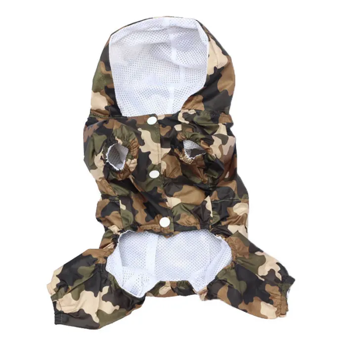 Raincoat Clothes Casual Jacket Costumes Waterproof Coats for Small Dogs Pet Products Supplies TP899