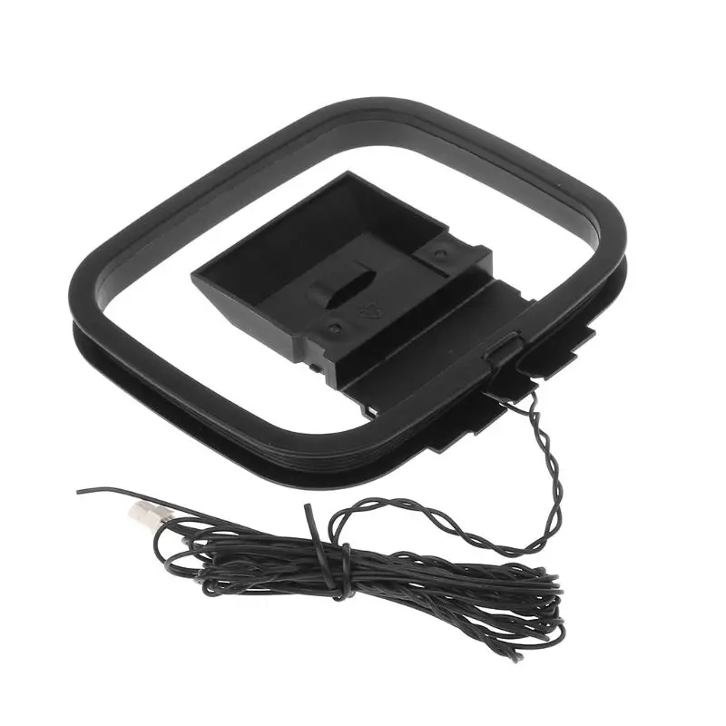 

2023 New Dlenp 1PCS FM AM Loop Antenna For Receiver With 3-Pin Mini Connector for sony Sharp Chaine Stereo AV Receiver Systems
