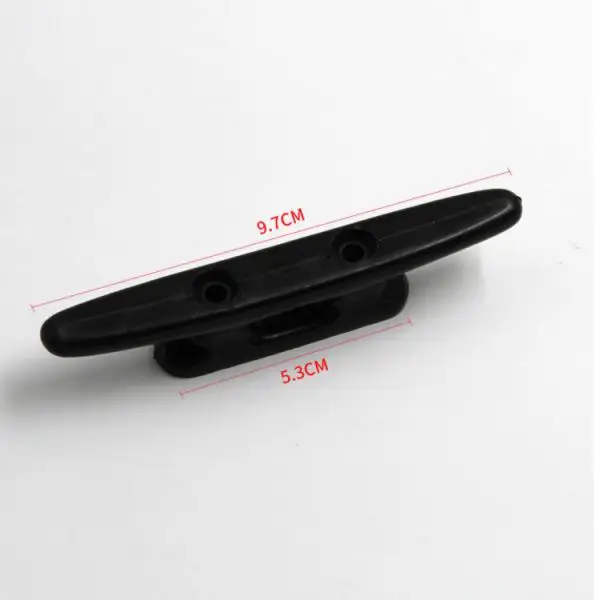 1 Pcs 4' Black Nylon Closed Base Marine Boat & Dock 4 in Cleat