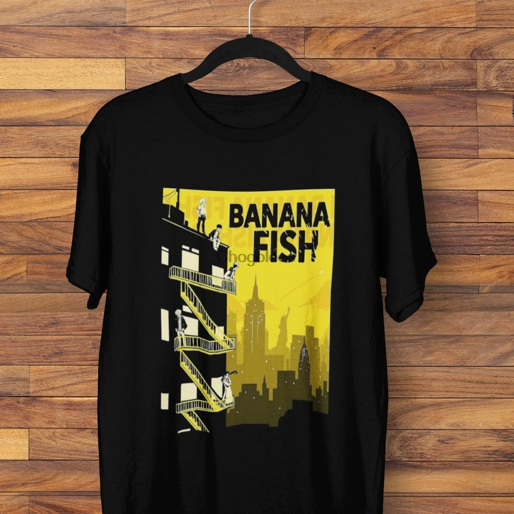 Yellow Banana Fish BANANA FISH Chains BW Sa yo na ra banana fish eiji  Tshirt Anime tee popular design man and women unisex tee|T-Shirts| -  AliExpress