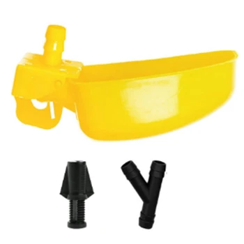 

50Pcs Chicken Quail Waterer Animal Feeders Automatic Bird Coop Feed Poultry Chicken Fowl Drinker Water Drinking Cups Poultry Sup