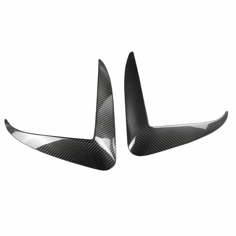 

2Pcs Car Carbon Fiber Bumper Cover Sticker Accessories for Tesla Model 3