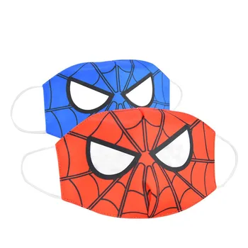 

3Pcs Spider-Man Anime Masks Adult and Children Anti Dust Mask Cosplay Breathable Anti-fog Kids Earmuffs Halloween Party