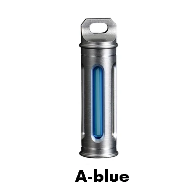 Самоосвещающийся Тритий подвесной светильник на открытом воздухе спасательный подвесной брелок EDC - Цвет: Синий