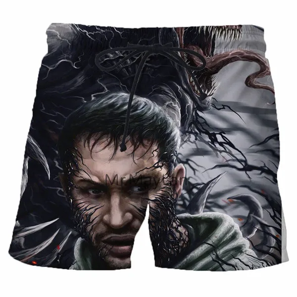 3D heisesten фильм Venom Druck Sommer Mode хип-хоп тренды myanner/Damen уличные шорты beilyaufige Lose юбергро Харадзюку шорты