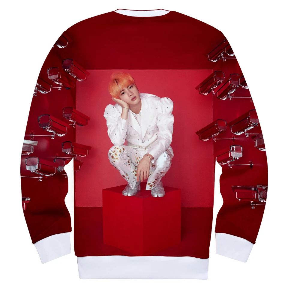 Frdum Tommee Love Yourself ответ 3D kpop женщины Bangtan мальчики Толстовка Осень и зима хит хоп harajuku Корейская повседневная одежда