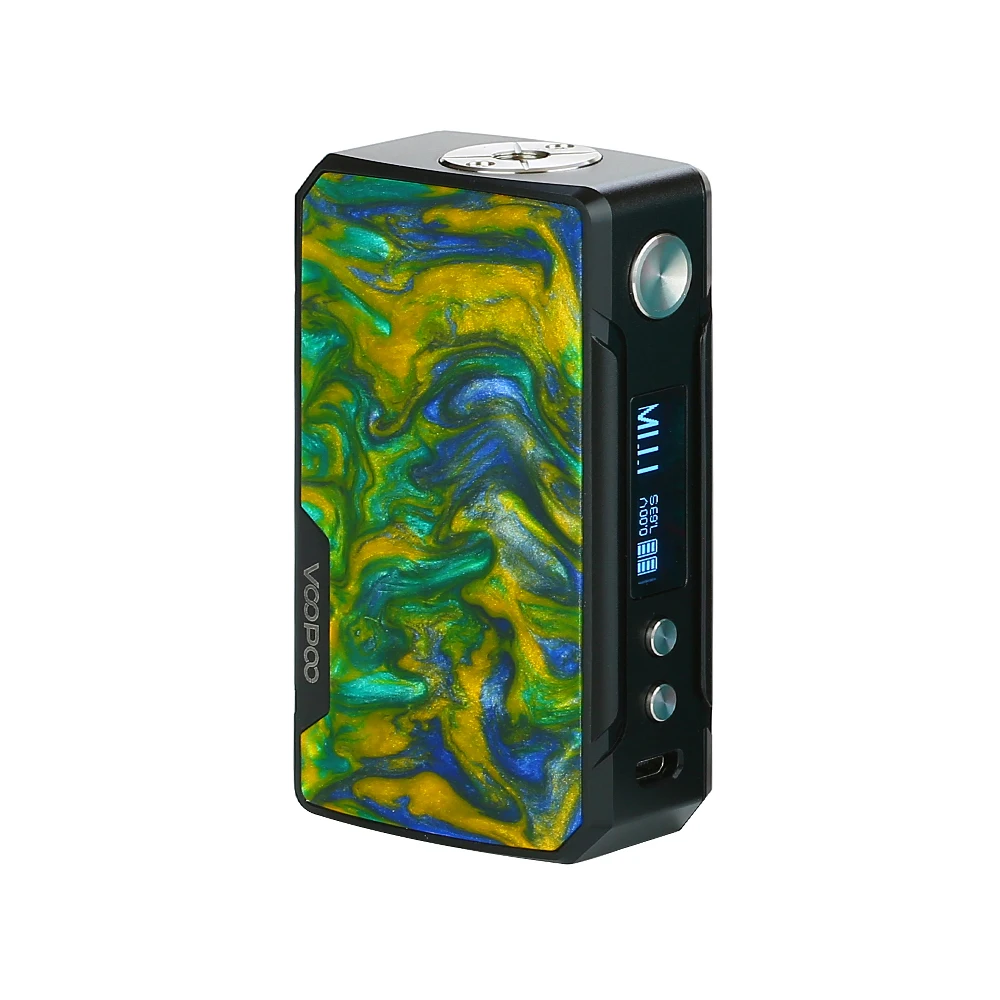 Voopoo Drag 2 TC комплект W/177 Вт Voopoo Drag 2 Коробка мод и 5 мл Uforce T2 SubOhm танк электронная сигарета испаритель Vape комплект - Цвет: B Island Mod