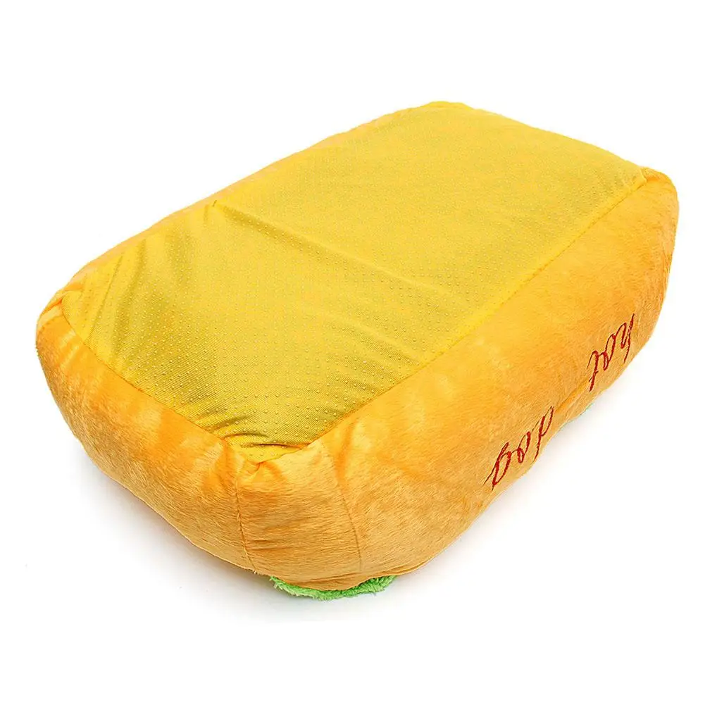 MeterMall Cotton Hot Dog Shape Pet Bed Kennel Cat Dog Nest Puppy House Warm Mat Cushion Washable Pad MeterMall Cotton Hot Dog Shape Pet Bed Kennel Cat Dog Nest Puppy House Warm Mat Cushion Washable Pad