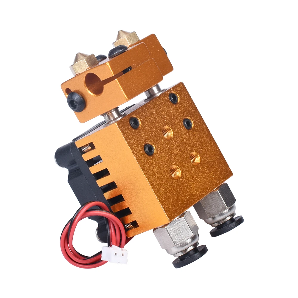 Экструдер Chimera V6 с двойным соплом 2 в двойной головкой комплект для Hotend 3D принтера