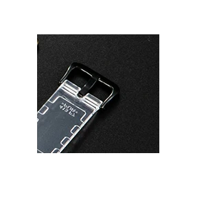 Прозрачный ремешок для часов DW6900 браслет с металлической застежкой и бампером для часов - Band Color: Black Clasp