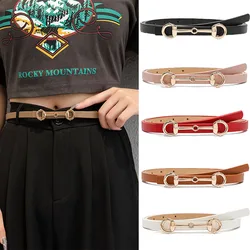 FASHION Belts For Woman Designer Buckle Thin Corset Belts High Quality Leather Female Waistband for Dresses Waist Accessories