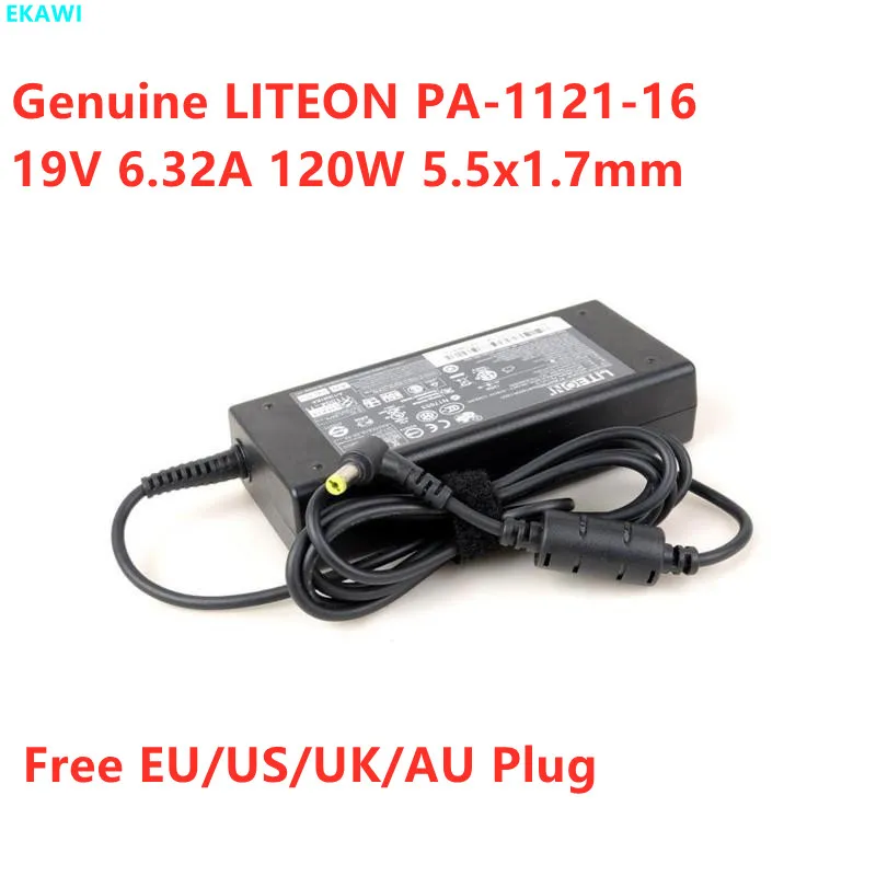 Оригинальный LITEON PA-1121-16 19V 6.32A 120W 5 5x1 7mm адаптер переменного тока для ACER зарядное