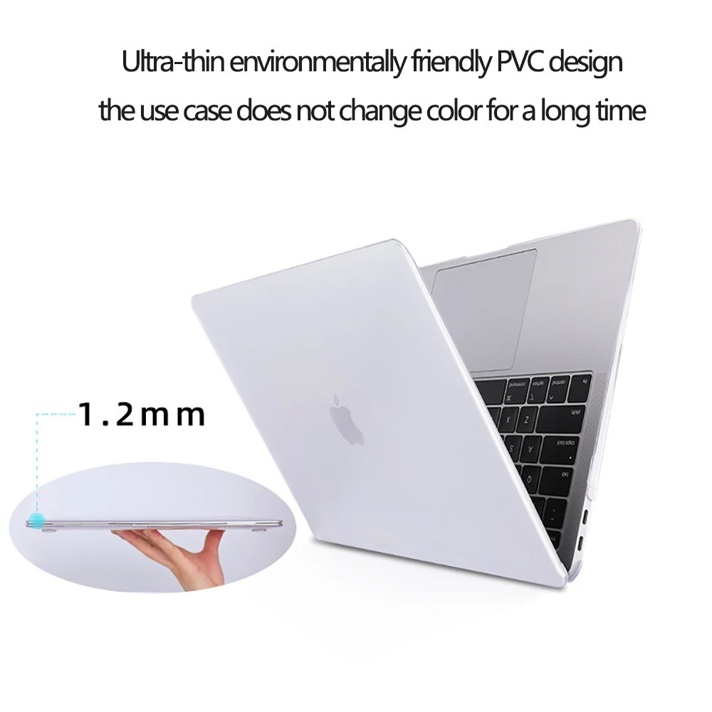 Capa para Laptop para Macbook Pro Shell Rígido Capa para Macbook Pro 14 m2 Air 13 m1 Pro 16 m1 2023 m3 Capa 15.3 - Imagem 2