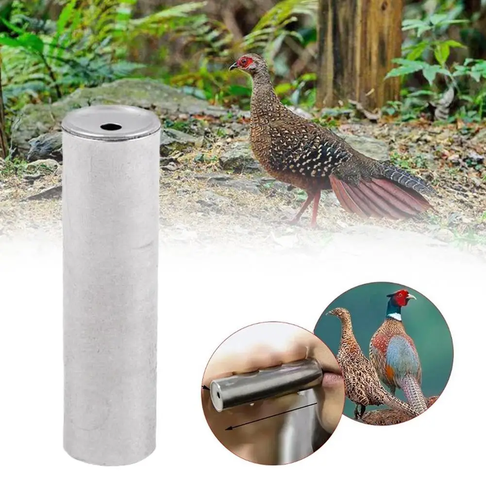 Outdoor Hunting Whistle Steel Hunting Decoy Sound Hunter Lure Hunting Call Bird Goose Voice Trap Whistle Chasse Tools