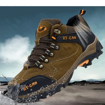 

outdoor sport hiking shoes men low top plush fur winter men brand travel hiking shoes ankle boots zapatillas desivas shoes 318z