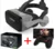 Шлем 9,0 VR Очки виртуальной реальности 3D очки Google Cardboard VR гарнитура коробка для 4,0-6,3 дюймов смартфон игры - Цвет: With Controller C