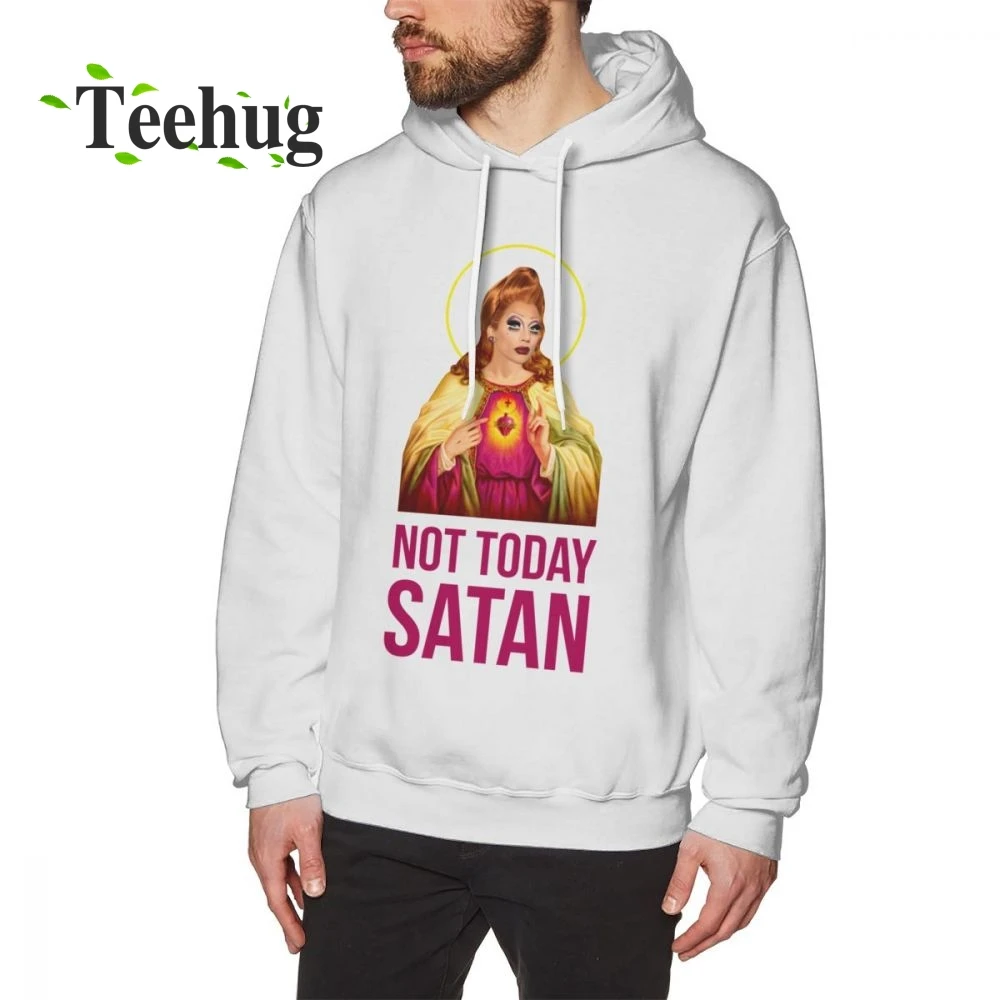 RuPaul Not Today Satan не сегодня толстовки унисекс большая Мужская футболка с О образным