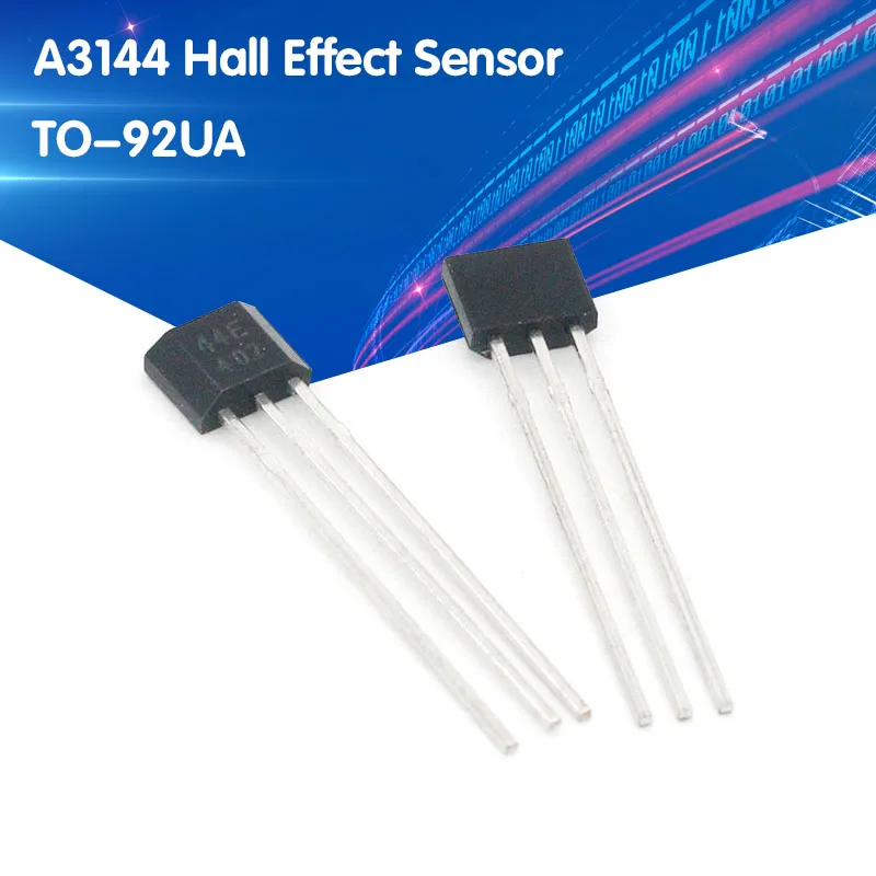 10pcs A3144 OH3144 Y3144 Hall Effect Sensor Brushless Electric Motor TO-92UA WAVGAT A3144EUA | Электронные компоненты и