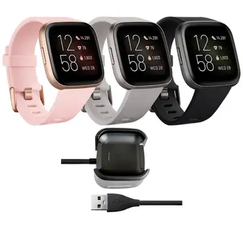 

Portable USB Charging Dock Cable For Fitbit Versa 2 Smart Watch Power Adapter