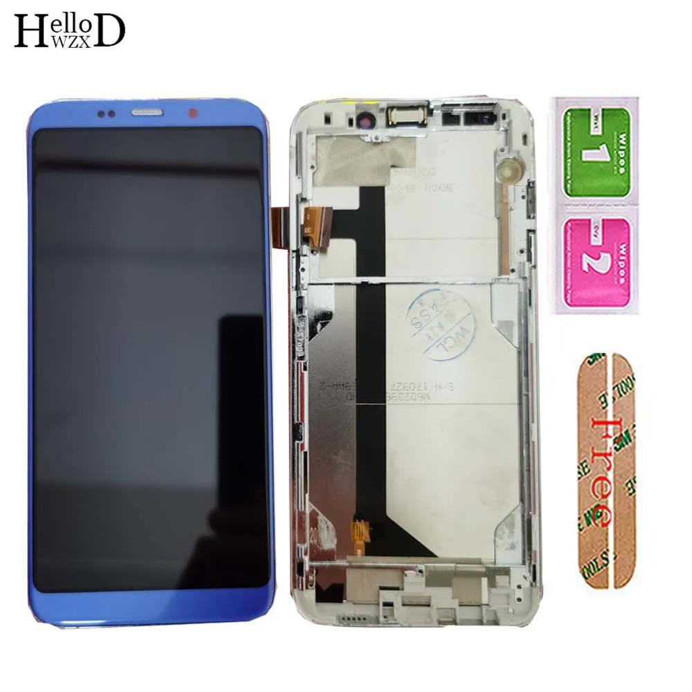 ЖК-дисплей 5 7 дюйма для Bluboo S8 / Lite с кодирующий преобразователь сенсорного экрана