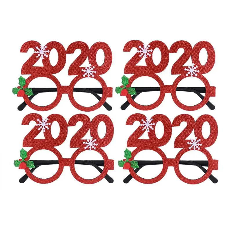 6 шт. рождественские Косплей очки для вечеринки Снежинка дизайн глаз очки милые рождественские украшения для очков фестиваль фото реквизит