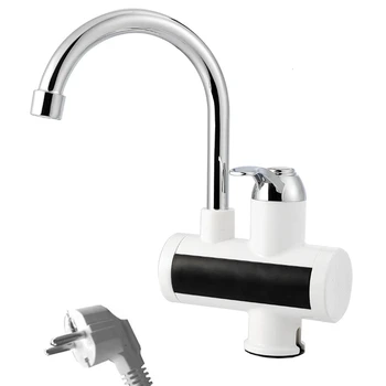 

Kitchen water heater without tank 3000W instant electric faucet that is hot electric water heater water temperature display