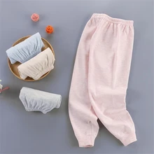 От 1 до 5 лет детские брюки хлопковые брюки для маленьких мальчиков и девочек Повседневная осенняя одежда для детей штаны для мальчиков и девочек домашняя одежда